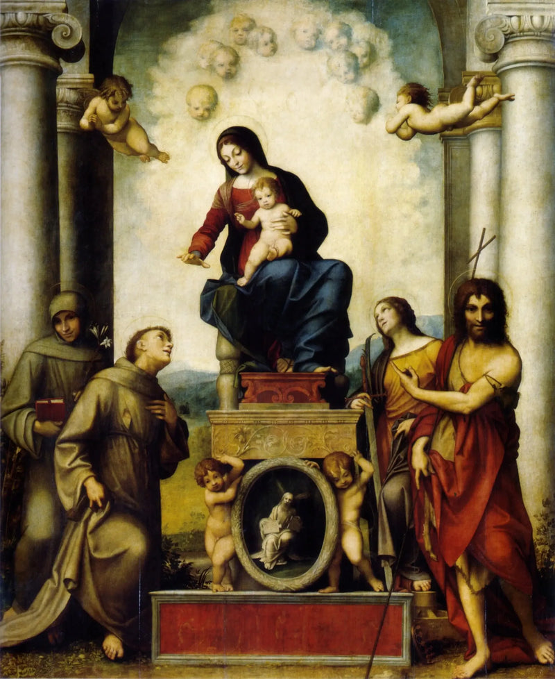 बच्चे के साथ वर्जिन मैरी - Antonio da Correggio