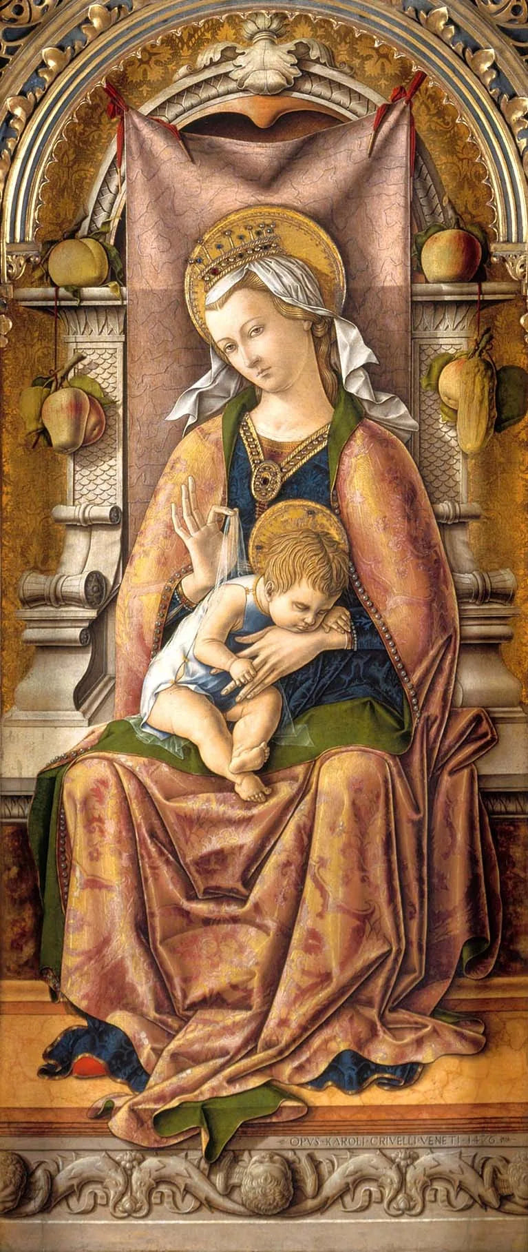 बच्चे के साथ वर्जिन - कार्लो क्रिवेली