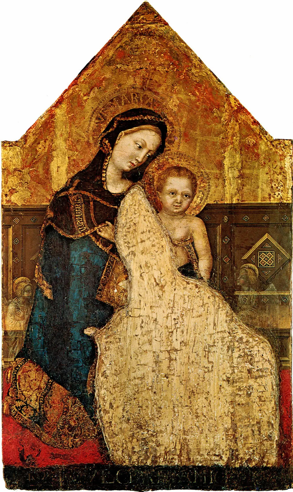 Vierge à l'Enfant - Gentile da Fabriano image 1 reproduction artisanale de tableau