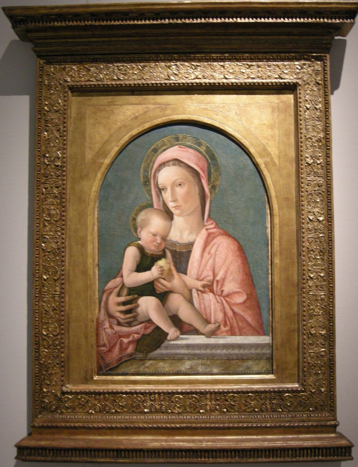 Vierge à l'Enfant - Giovanni Bellini image 1 copie de tableau peinte à la main