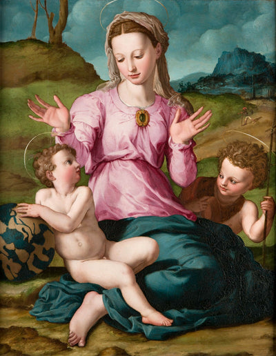 Vierge à l’Enfant avec saint Jean-Baptiste - Bronzino - Alpha Reproduction