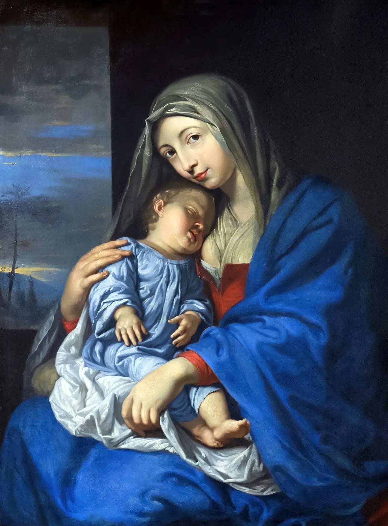 Vierge à l’Enfant endormi - Philippe de Champaigne - Alpha Reproduction