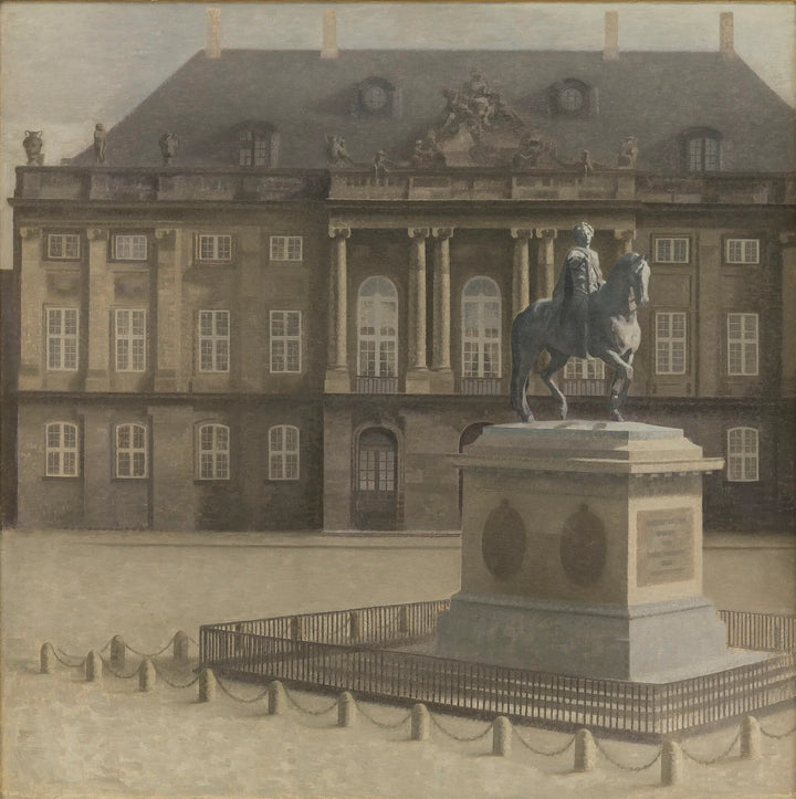अमालिएनबोर्ग स्क्वायर - Vilhelm Hammershøi