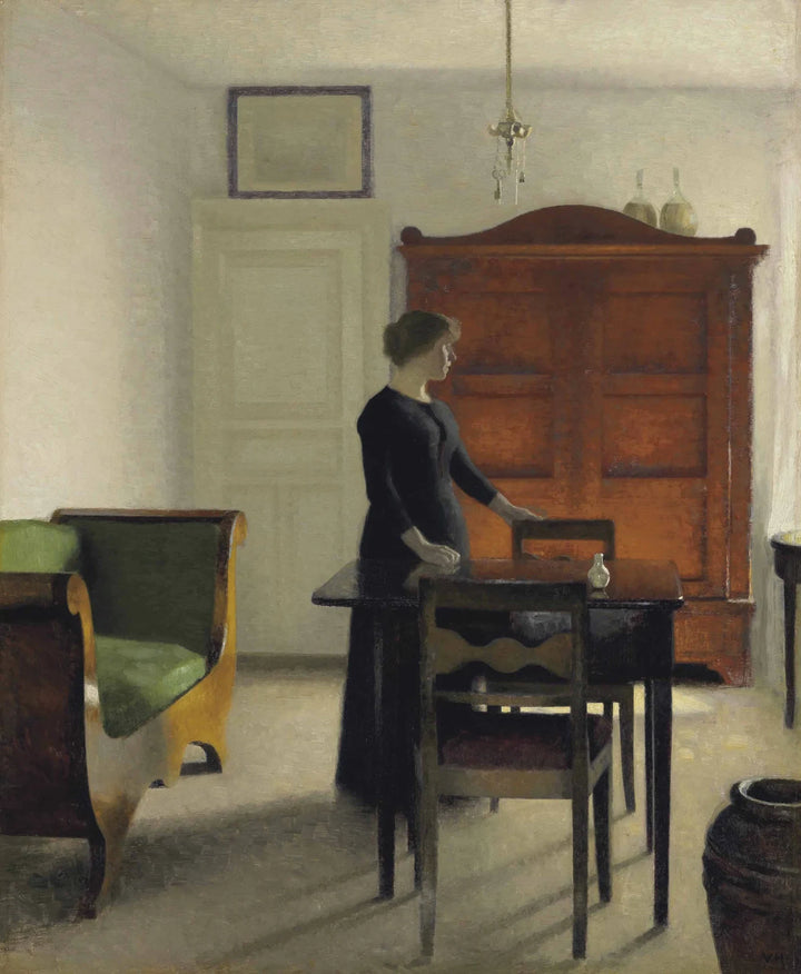 सैलून, 1897 - Vilhelm Hammershøi