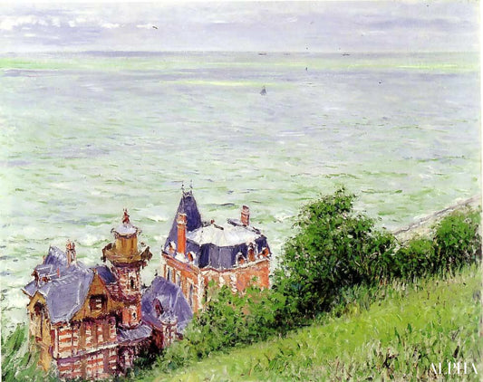 Villas à Trouville - Caillebotte - Reproductions de tableaux et peintures haut de gamme