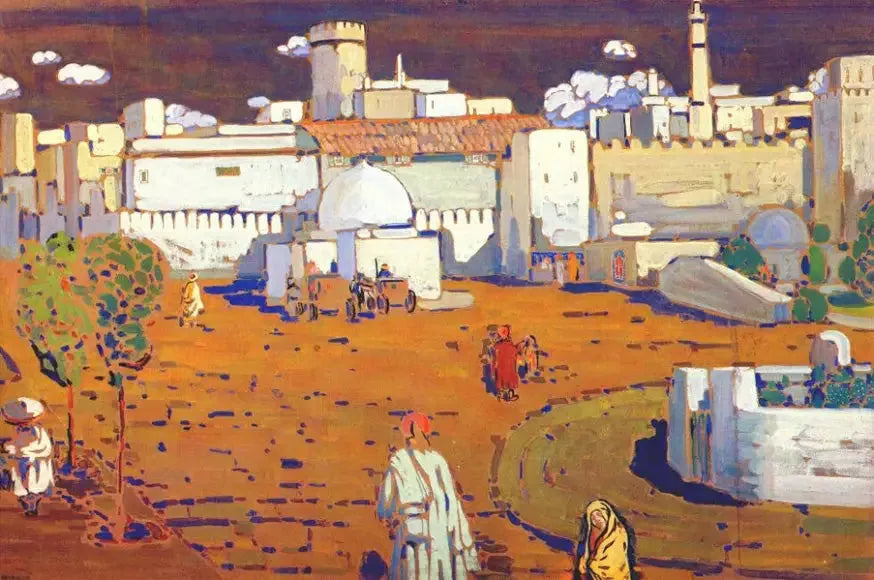 अरबी शहर - वासिली कंदिंस्की