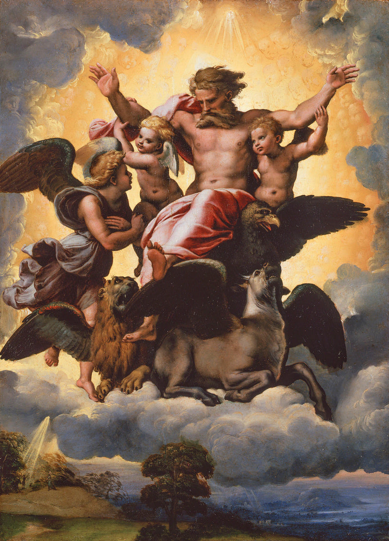 La vision d'Ézéchiel - Raphaël Sanzio