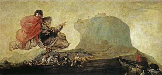 Vision fantastique ou Asmodée - Francisco de Goya - Reproductions de tableaux et peintures haut de gamme