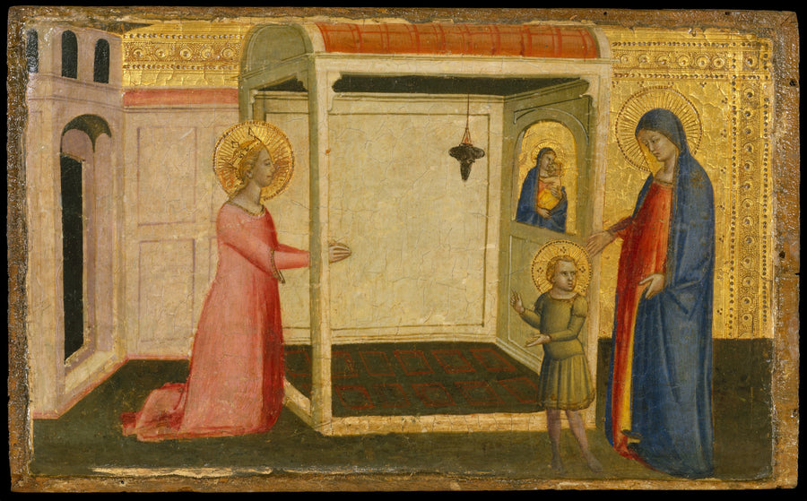 La Vision de Sainte Catherine d'Alexandrie - Master of the Orcagnesque Misericordia