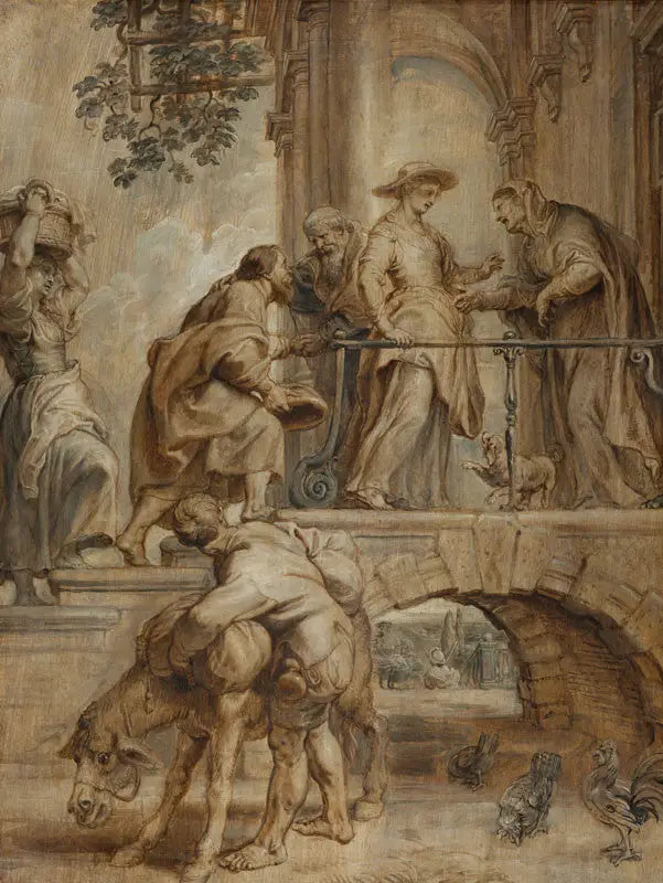 Visitation de la Vierge Marie - Peter Paul Rubens image 1 reproduction de peinture à l’huile