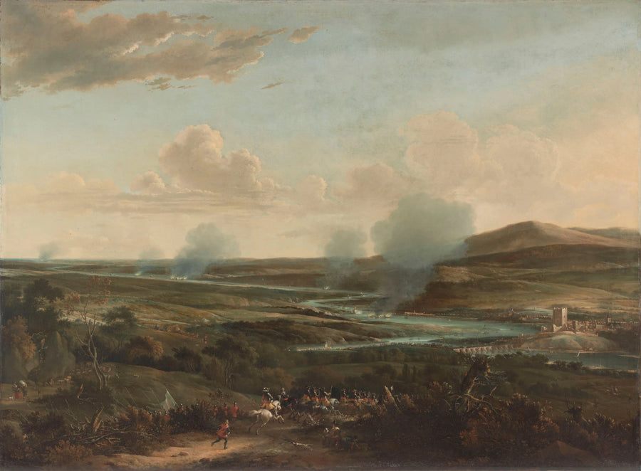 Voyage à Chatham, 1667 : vu d'une colline près de Rochester - Willem Schellinks