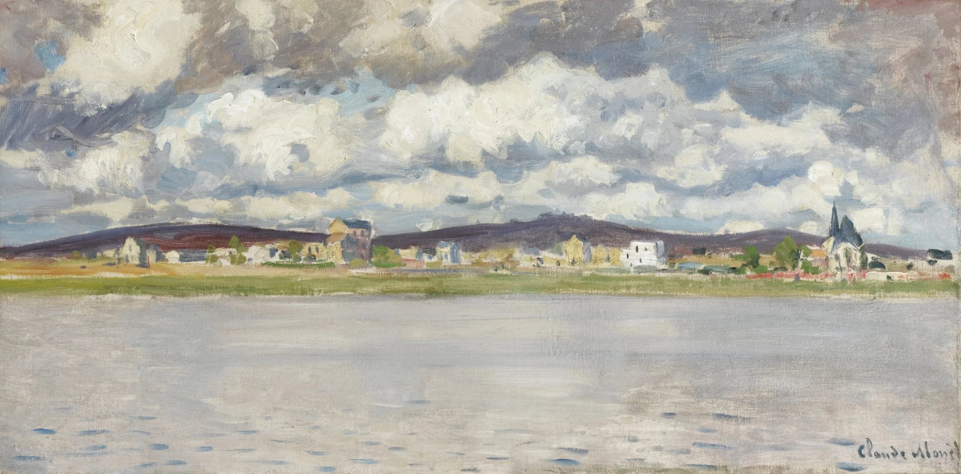Vue d’Argenteuil W235 par Claude Monet, 1872, collection particulière