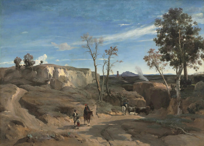 व्यू दे ला सिवेरा, रोम का कैंपैग्ने - जीन-बैप्टिस्ट कॅमिल कोरो