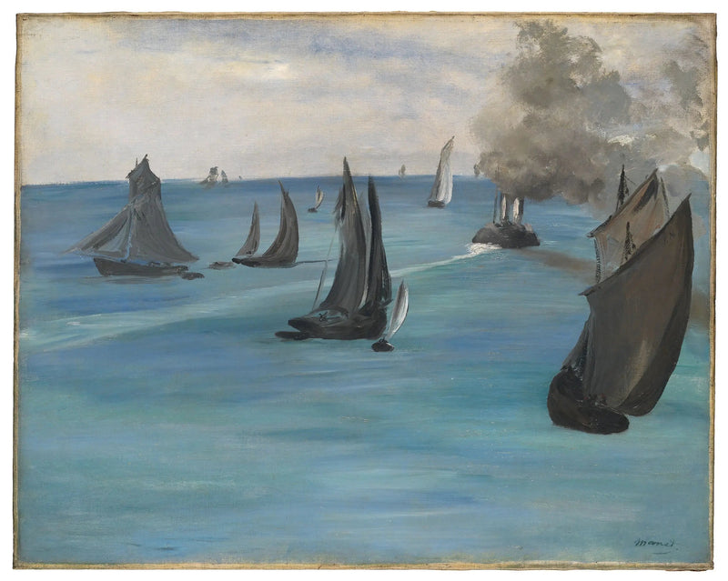 समुद्र का दृश्य, शांत मौसम - Édouard Manet