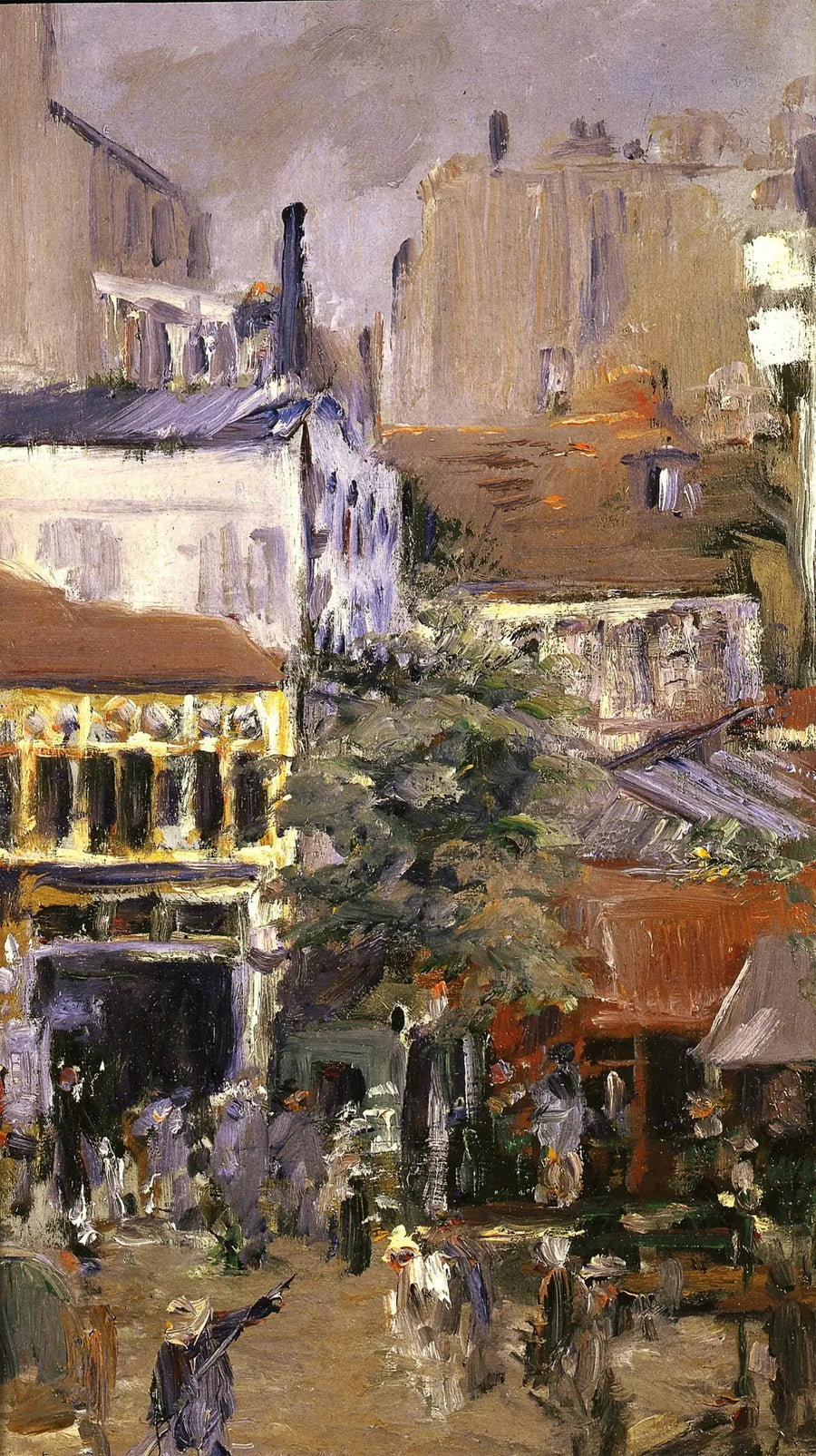 क्लिशी प्लेस का दृश्य - Édouard Manet