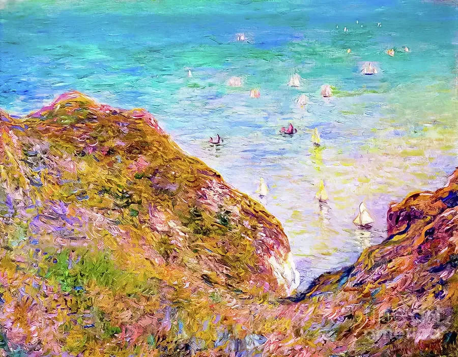 समुद्र का दृश्य - Claude Monet