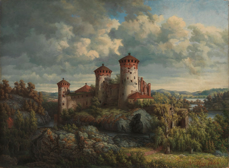 Vue sur le château d’Olavinlinna - Victoria Åberg