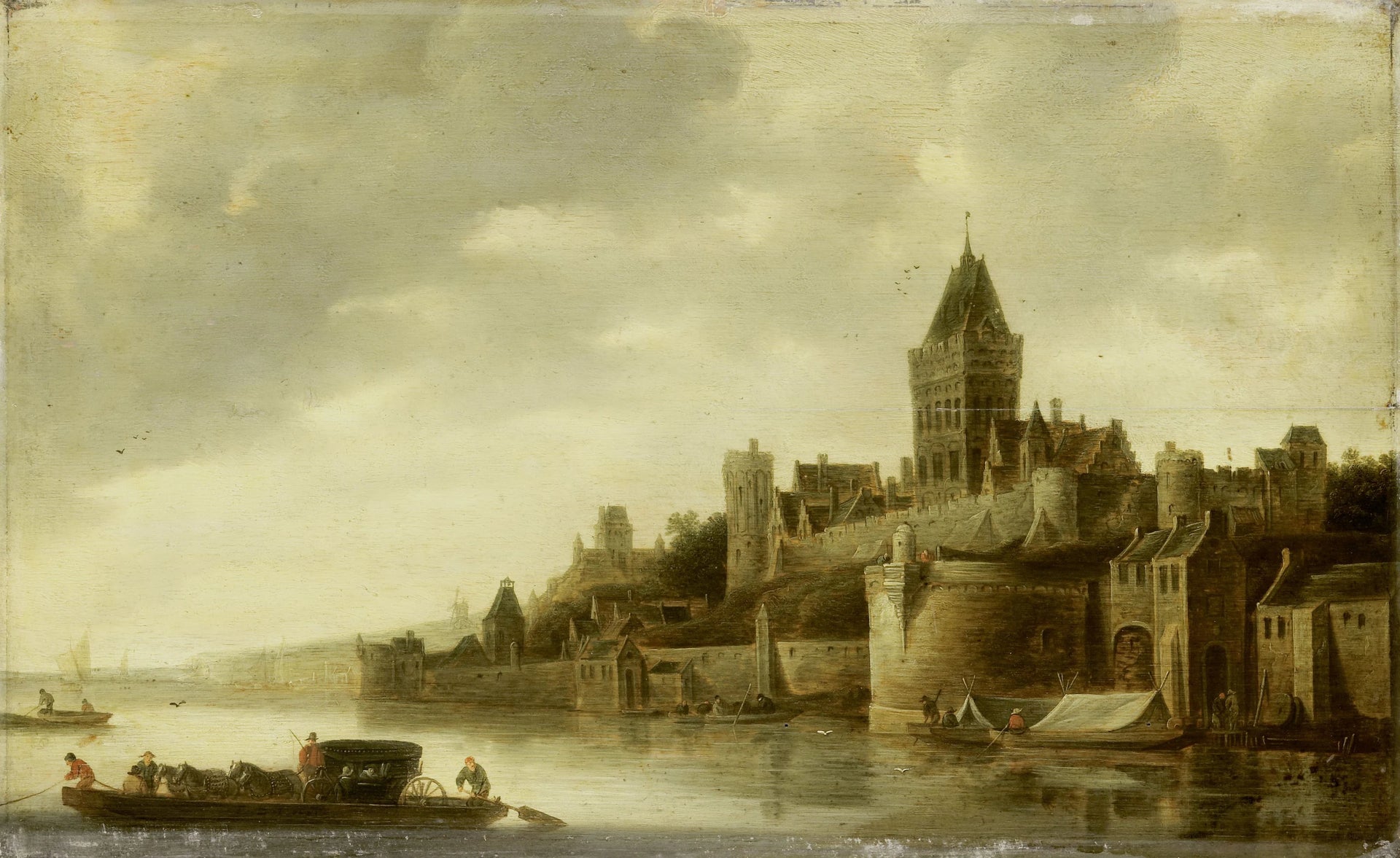 Vue du Valkhof à Nimègue - Frans de Hulst
