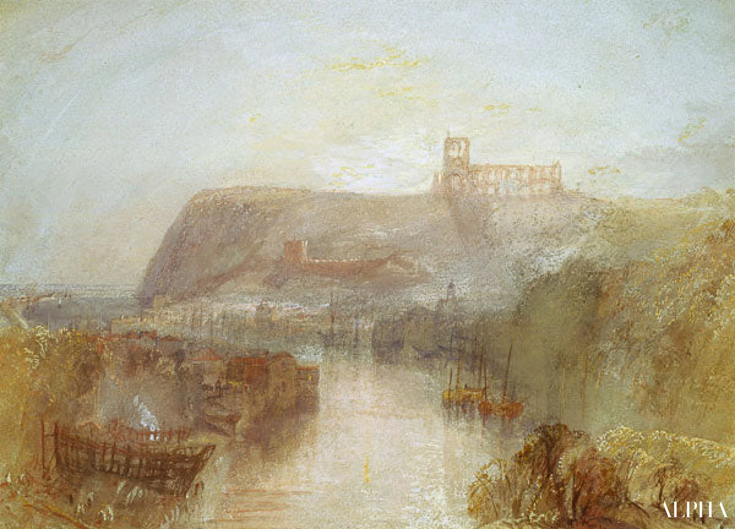 Whitby - William Turner - Reproductions de tableaux et peintures haut de gamme