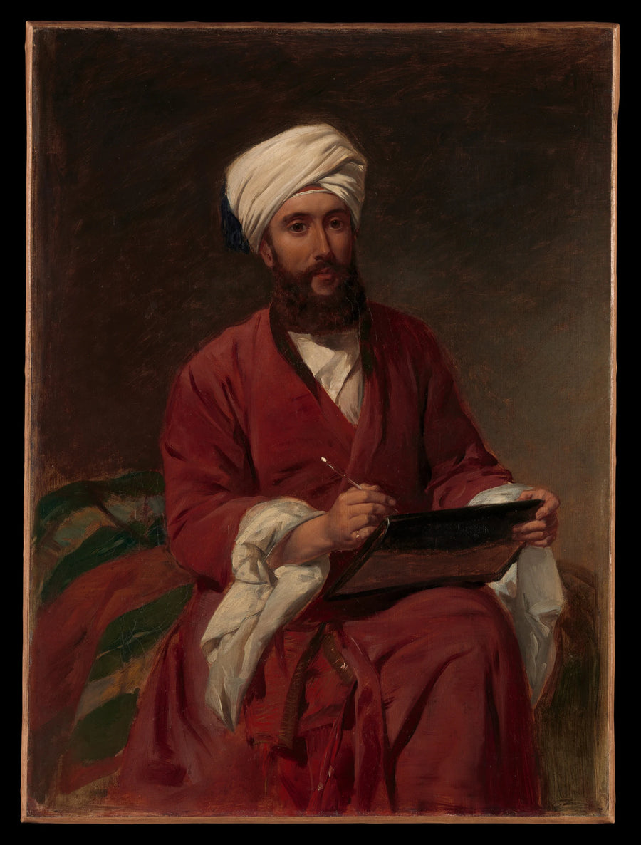 William Edward Dighton (1822-1853) en tenue du Moyen-Orient - Frederick Goodall